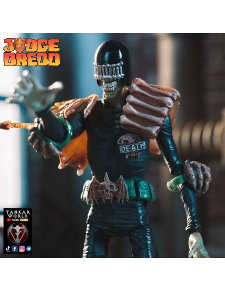 Judge Death - Exquisite Mini Judge Dredd - Figura articulada - 10 cm - Juez Dredd