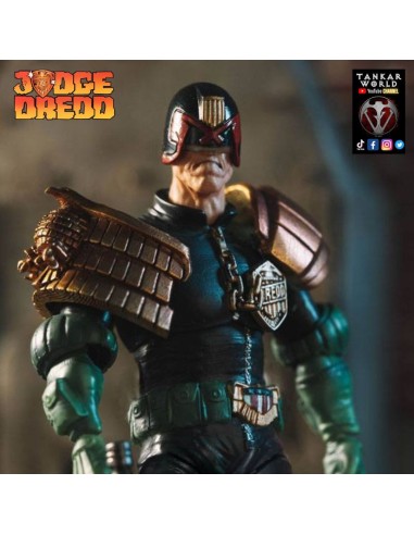 Judge Dredd - Exquisite Mini Judge Dredd - Figura articulada - 10 cm - Juez Dredd