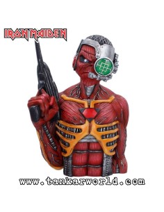 Iron Maiden - Eddie Busto Somewhere In Time - Bote almacenamiento - 29 cm