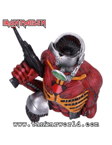 Iron Maiden - Eddie Busto Somewhere In Time - Bote almacenamiento - 29 cm