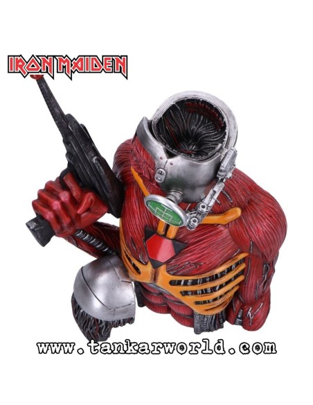 Iron Maiden - Eddie Busto Somewhere In Time - Bote almacenamiento - 29 cm