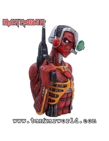 Iron Maiden - Eddie Busto Somewhere In Time - Bote almacenamiento - 29 cm