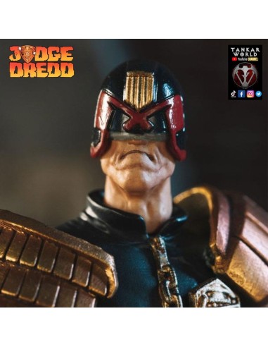 Judge Dredd - Exquisite Mini Judge Dredd - Figura articulada - 10 cm - Juez Dredd