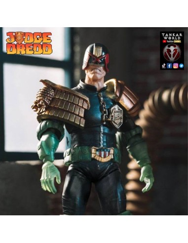 Judge Dredd - Exquisite Mini Judge Dredd - Figura articulada - 10 cm - Juez Dredd