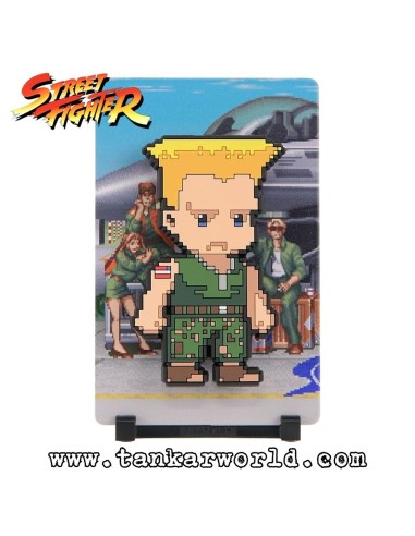 Street Fighter 2 - FiGGYZ - Figura Coleccionable Magnética - Guile - 11 cm