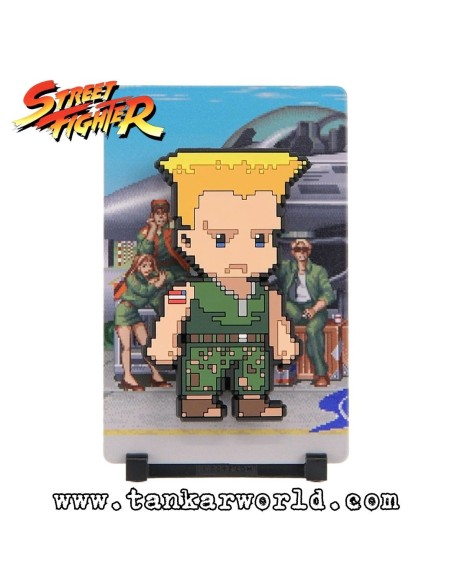Street Fighter 2 - FiGGYZ - Figura Coleccionable Magnética - Guile - 11 cm