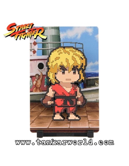 Street Fighter 2 - FiGGYZ - Figura Coleccionable Magnética - Ken - 11 cm