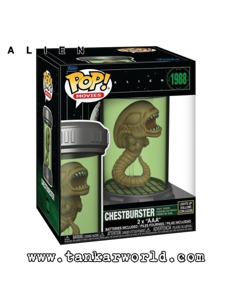 Funko Pop! - Xenomorph Chestbuster - Xenomorfo destructor de pechos (Con Luz) - Alien - 1988