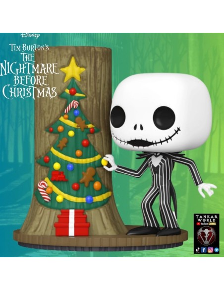 Funko Pop! - Jack Skellington With Christmas Door - Nightmare Before Christmas - 30th Anniversary - Deluxe Edition - 1360