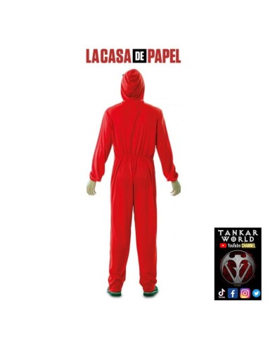 Disfraz Atracador - La Casa De Papel - Unisex - TALLA: XL