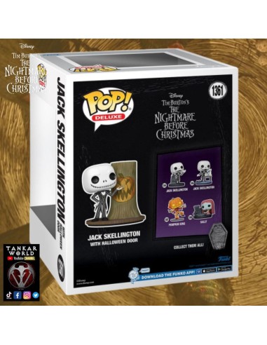Funko Pop! - Jack Skellington With Halloween Door - Nightmare Before Christmas - 30th Anniversary - Deluxe Edition - 1361