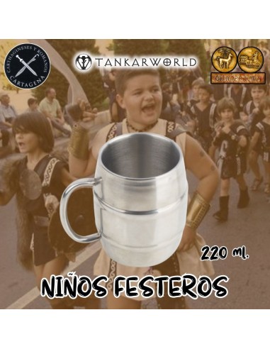 JARRA ACERO INOX. - CAPACIDAD 220 ML.