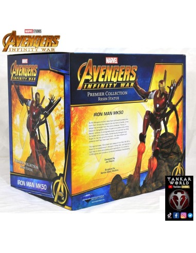 Iron Man MK50 - Vengadores Infinity War - Marvel - Premier Collection - 30 cm