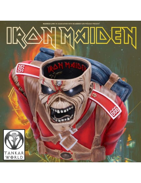 Iron Maiden - The Trooper - Bote de almacenamiento - 26 cm