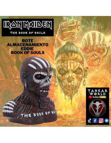 Iron Maiden - Book Of Souls - Bote de almacenamiento - 12 cm