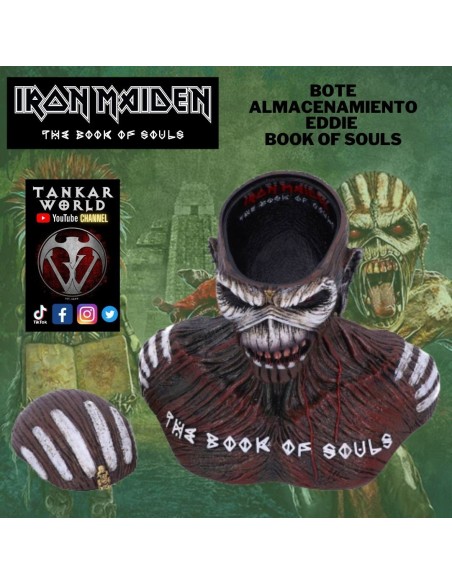 Iron Maiden - Book Of Souls - Bote de almacenamiento - 12 cm