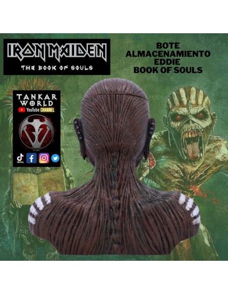 Iron Maiden - Book Of Souls - Bote de almacenamiento - 12 cm