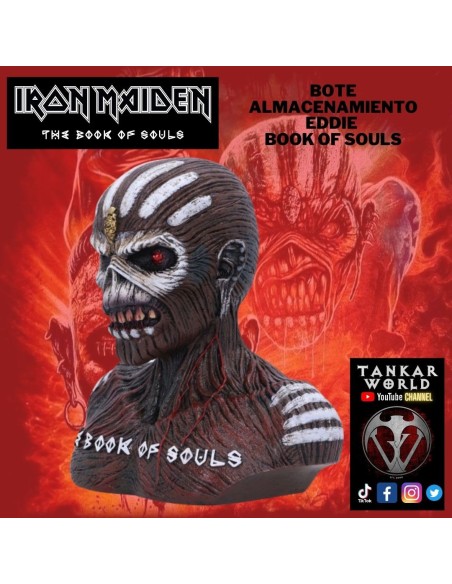 Iron Maiden - Book Of Souls - Bote de almacenamiento - 12 cm