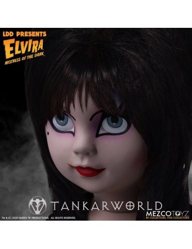 Elvira Mistress Of The Dark - Living Dead Dolls - Muñeca Elvira 25 cm