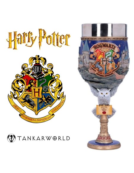 Copa Hogwarts con Hedwig - Harry Potter - 20 cm - Cáliz