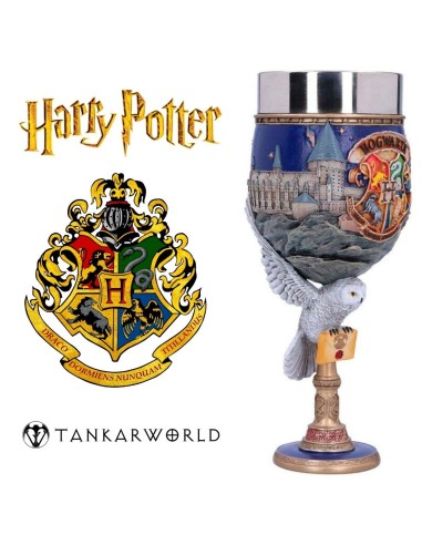 Copa Hogwarts con Hedwig - Harry Potter - 20 cm - Cáliz