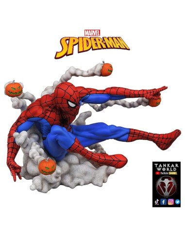 Spider-Man Pumpkin Bombs - Figura Marvel Comic Gallery - 15 cm
