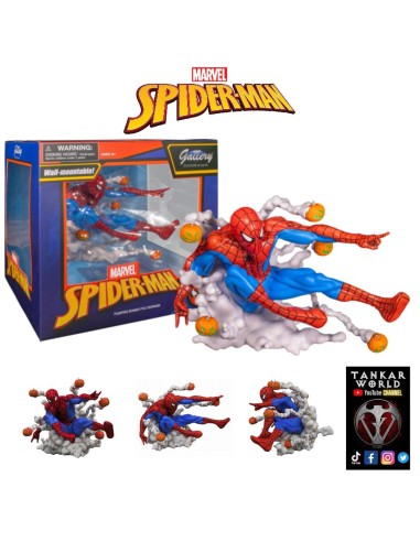 Spider-Man Pumpkin Bombs - Figura Marvel Comic Gallery - 15 cm