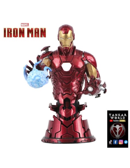 Busto Iron Man - Marvel - 15 cm - Escala 1/7