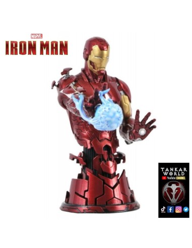 Busto Iron Man - Marvel - 15 cm - Escala 1/7