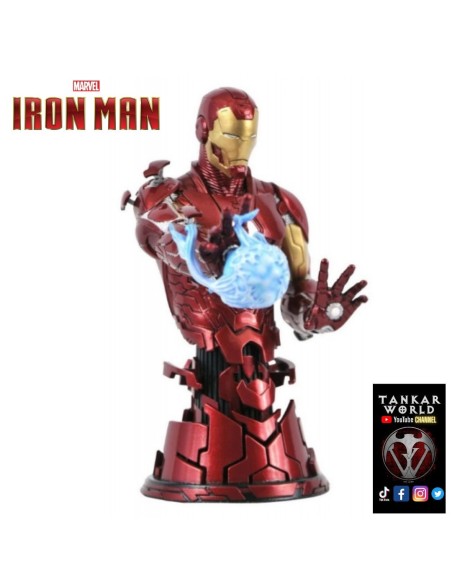 Busto Iron Man - Marvel - 15 cm - Escala 1/7