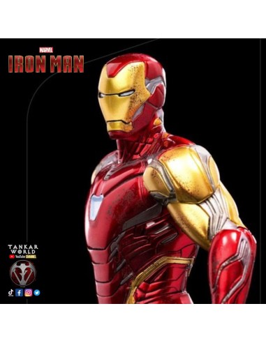 Estatua Iron Man Ultimate BDS Art Scale 1:10 - The Infinity Saga - Iron Studios - 24 cm