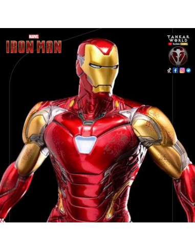 Estatua Iron Man Ultimate BDS Art Scale 1:10 - The Infinity Saga - Iron Studios - 24 cm