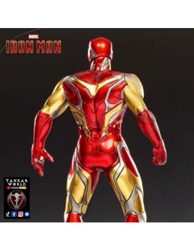 Estatua Iron Man Ultimate BDS Art Scale 1:10 - The Infinity Saga - Iron Studios - 24 cm