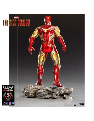 Estatua Iron Man Ultimate BDS Art Scale 1:10 - The Infinity Saga - Iron Studios - 24 cm