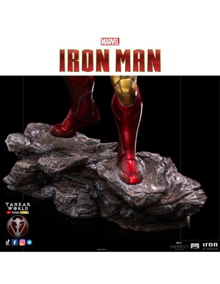 Estatua Iron Man Ultimate BDS Art Scale 1:10 - The Infinity Saga - Iron Studios - 24 cm