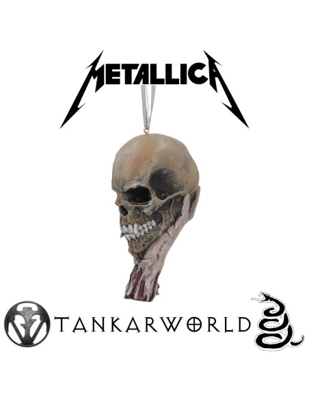Metallica - Calavera Adorno Navideño - 11cm