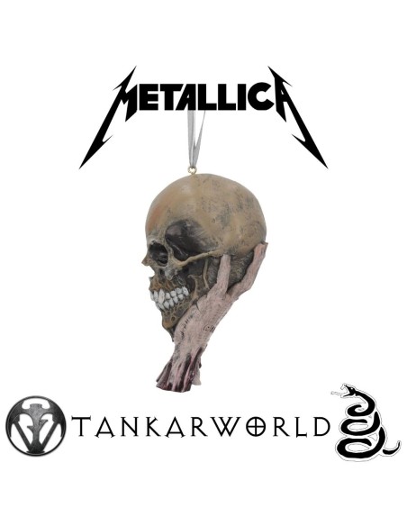 Metallica - Calavera Adorno Navideño - 11cm