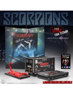 Scorpions - Set de escorpión + caja de escenario + bandera - World Tour 1984 2
