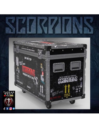 Scorpions - Set de escorpión + caja de escenario + bandera - World Tour 1984
