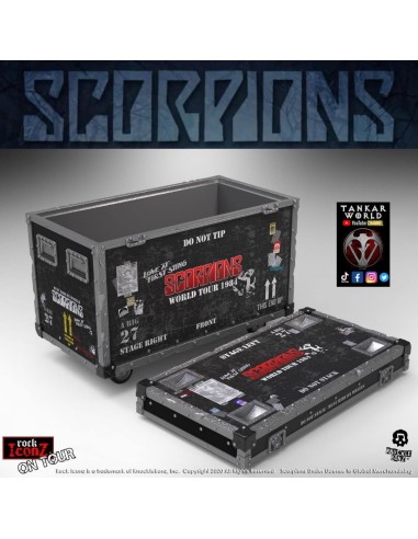 Scorpions - Set de escorpión + caja de escenario + bandera - World Tour 1984