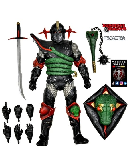 Dungeons & Dragons - Ultimate Grimsword - Figura Articulada - NECA - 18 cm