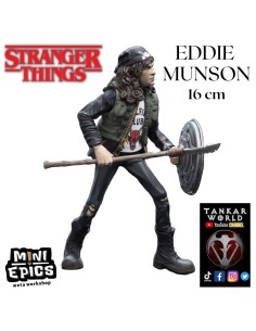 Eddie Munson - Stranger Things - Edición Limitada - Figura Mini Epics Weta Workshop - 16 cm 2