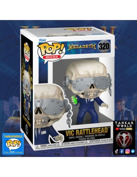 Funko Pop! - Vic Rattlehead - Megadeth - 320
