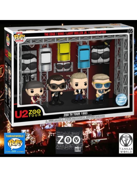 Funko Pop! - U2 - Zoo TV Tour 1993 - Moments Deluxe 05 - Special Edition