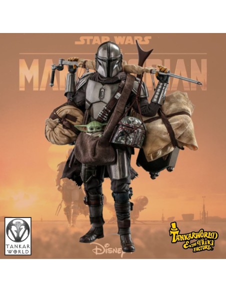 The Mandalorian & Grogu - Star Wars: The Mandalorian - Pack de 2 Figuras Escala 1:6 Deluxe Version - 30 cm