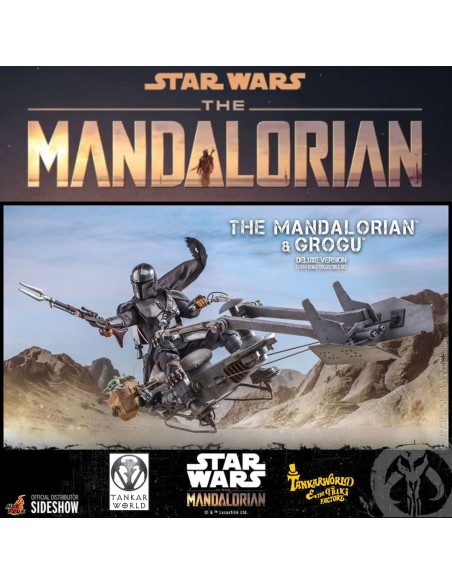 The Mandalorian & Grogu - Star Wars: The Mandalorian - Pack de 2 Figuras Escala 1:6 Deluxe Version - 30 cm