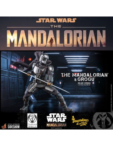 The Mandalorian & Grogu - Star Wars: The Mandalorian - Pack de 2 Figuras Escala 1:6 Deluxe Version - 30 cm