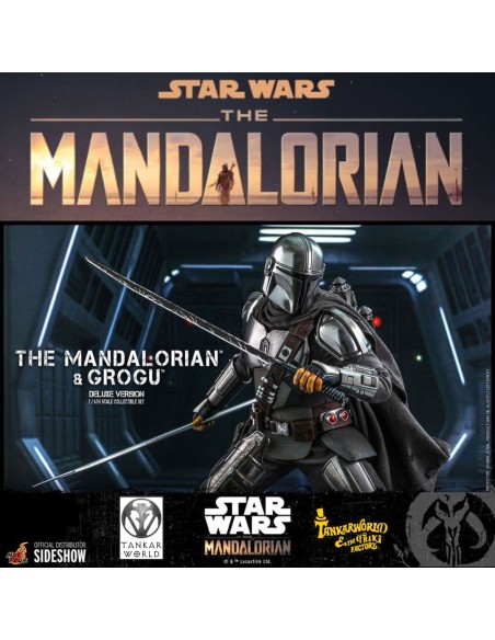 The Mandalorian & Grogu - Star Wars: The Mandalorian - Pack de 2 Figuras Escala 1:6 Deluxe Version - 30 cm