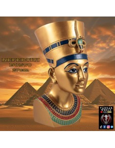 Busto Nefertiti - Figura resina - 25 cm - Egipto