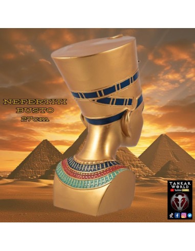 Busto Nefertiti - Figura resina - 25 cm - Egipto